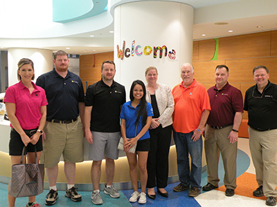 texas childrens fundraisers tour hospital facility