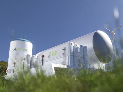 A hydrogen fuel storage